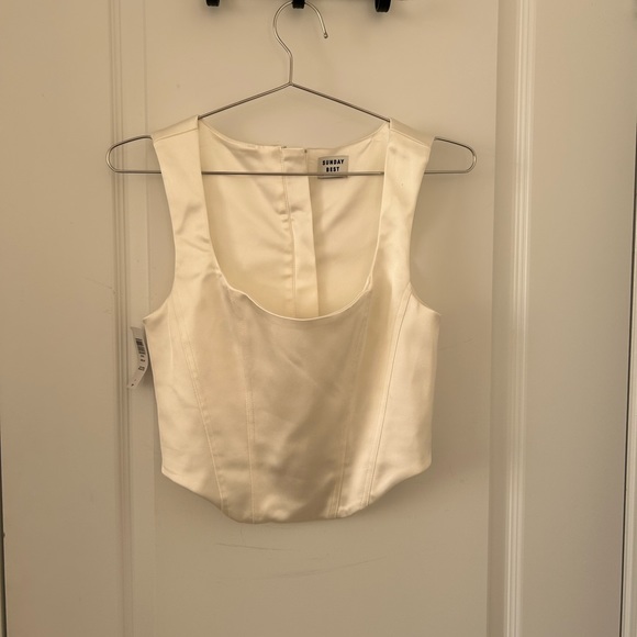Sunday best shiloh bustier, size small white - Picture 6 of 6